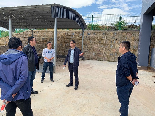 普洱市江城县住建局领导对我公司、及项目点进行参观指导!